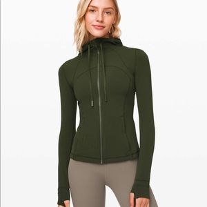 NWOT Camo Green Define Hooded Jacket